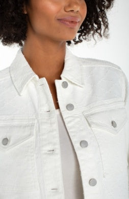 LM1C94WPD - Cropped Jacket w/ Cuffed Sleeves