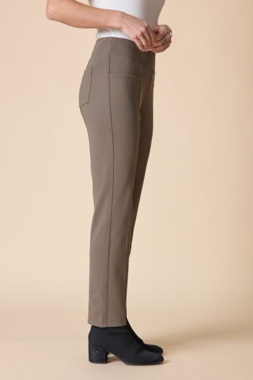 10661 - Luxe Ponte Seamed Pant-04-Bottoms-Habitat-Krista Anne's Boutique, Women's Fashion and Accessories Located in Oklahoma City, OK and Black Mountain, NC
