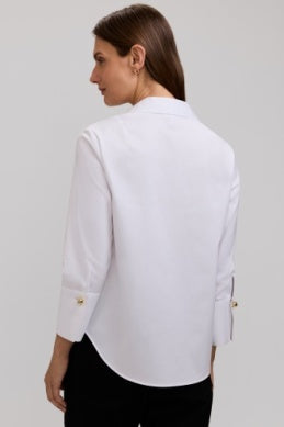 205783 - Catalina 3/4 Sleeve Blouse-02-Tops/Blouses-Foxcroft-Krista Anne's Boutique, Women's Fashion and Accessories Located in Oklahoma City, OK and Black Mountain, NC