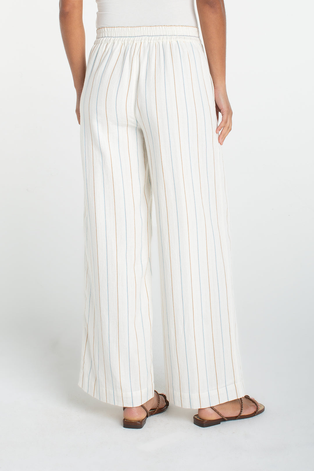 LM7B18EE61 - Woven Stripe Wide Leg Pant-04-Bottoms-Liverpool-Krista Anne's Boutique, Women's Fashion and Accessories Located in Oklahoma City, OK and Black Mountain, NC