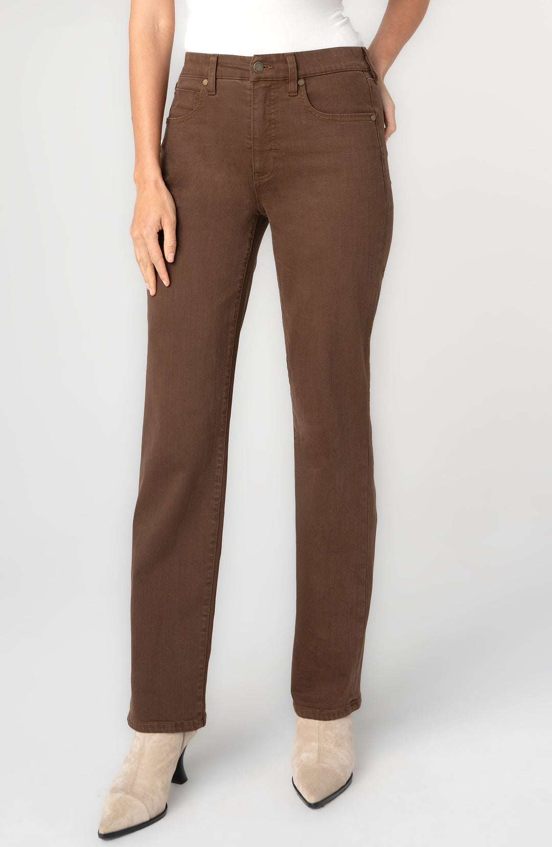 LM3176WF - Kennedy Straight Leg Pants-04-Bottoms-Liverpool-Krista Anne's Boutique, Women's Fashion and Accessories Located in Oklahoma City, OK and Black Mountain, NC