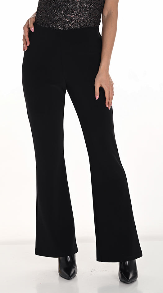 254015 - Flare Pull-On Pant-04-Bottoms-Frank Lyman-Krista Anne's Boutique, Women's Fashion and Accessories Located in Oklahoma City, OK and Black Mountain, NC
