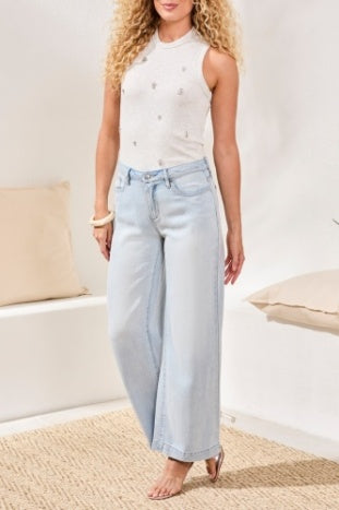 6181O-1116 - Audrey Hugging Flowy Jean-04-Bottoms-Tribal-Krista Anne's Boutique, Women's Fashion and Accessories Located in Oklahoma City, OK and Black Mountain, NC