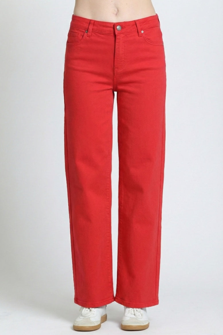 C188 - Mini Boot Jeans-04-Bottoms-Apny Apparel Inc-Krista Anne's Boutique, Women's Fashion and Accessories Located in Oklahoma City, OK and Black Mountain, NC