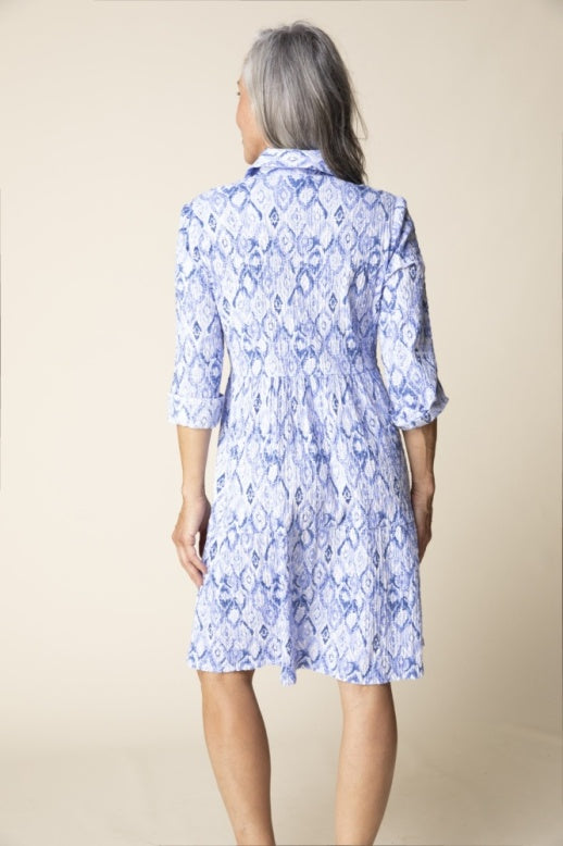 33985 - Printed Diamonds Lanai Dress-06-Dresses/Jumpsuits-Habitat-Krista Anne's Boutique, Women's Fashion and Accessories Located in Oklahoma City, OK and Black Mountain, NC