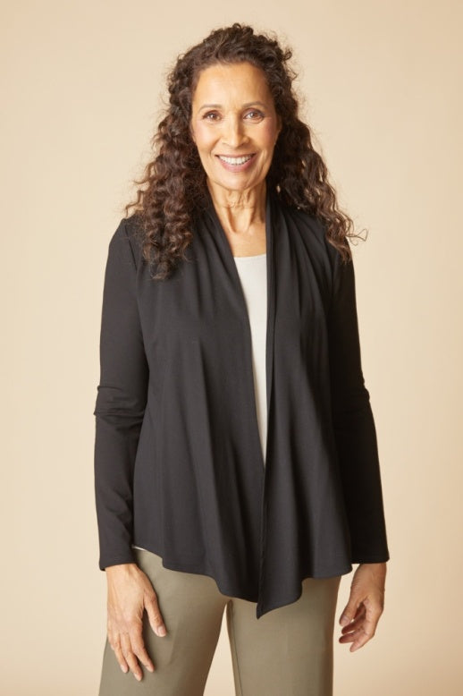 55931 - Core Travel Knit Waterfall Jacket-01-Jackets/Blazers-Habitat-Krista Anne's Boutique, Women's Fashion and Accessories Located in Oklahoma City, OK and Black Mountain, NC