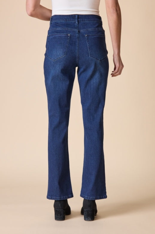 11466 - Stretch Denim Seamed Flare Jean-04-Bottoms-Habitat-Krista Anne's Boutique, Women's Fashion and Accessories Located in Oklahoma City, OK and Black Mountain, NC