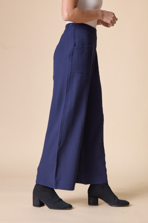 21062 - Crinkle Crepe Solid Aria Pant-04-Bottoms-Habitat-Krista Anne's Boutique, Women's Fashion and Accessories Located in Oklahoma City, OK and Black Mountain, NC