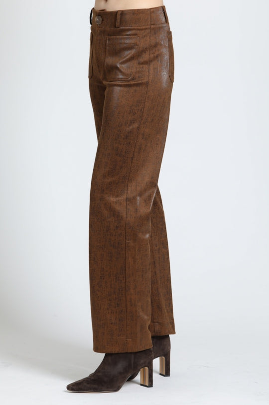 K28 - Long Wide Leg Patch Pocket Pant-04-Bottoms-Apny Apparel Inc-Krista Anne's Boutique, Women's Fashion and Accessories Located in Oklahoma City, OK and Black Mountain, NC