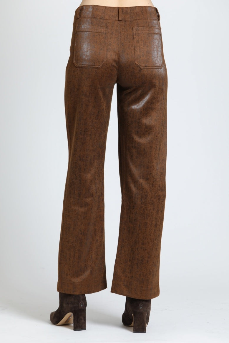 K28 - Long Wide Leg Patch Pocket Pant-04-Bottoms-Apny Apparel Inc-Krista Anne's Boutique, Women's Fashion and Accessories Located in Oklahoma City, OK and Black Mountain, NC