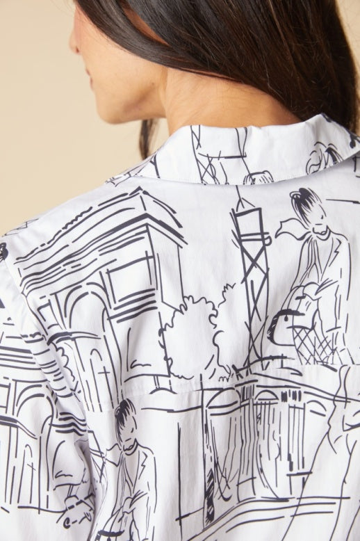 15419 - Perfect Travel Hidden Placket Shirt-01-Jackets/Blazers-Habitat-Krista Anne's Boutique, Women's Fashion and Accessories Located in Oklahoma City, OK and Black Mountain, NC
