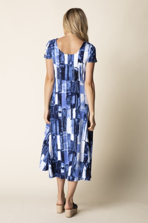 57590 - Brushstroke Swing Dress-06-Dresses/Jumpsuits-Habitat-Krista Anne's Boutique, Women's Fashion and Accessories Located in Oklahoma City, OK and Black Mountain, NC