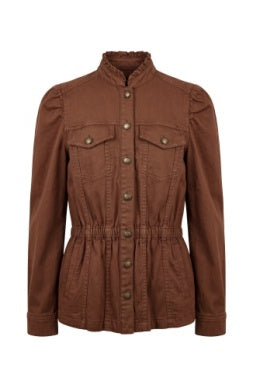 LM1D33L12 - Puff Sleeve Trucker Jacket-01-Jackets/Blazers-Liverpool-Krista Anne's Boutique, Women's Fashion and Accessories Located in Oklahoma City, OK and Black Mountain, NC