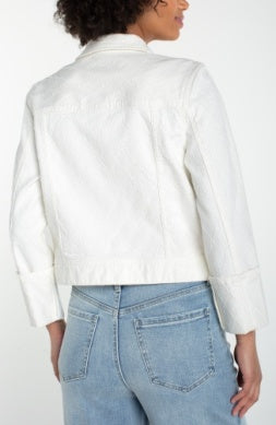 LM1C94WPD - Cropped Jacket w/ Cuffed Sleeves