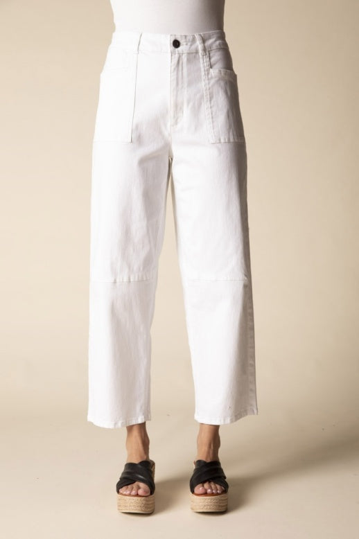 11473 - Stretch Denim Barrel Leg Jean-04-Bottoms-Habitat-Krista Anne's Boutique, Women's Fashion and Accessories Located in Oklahoma City, OK and Black Mountain, NC