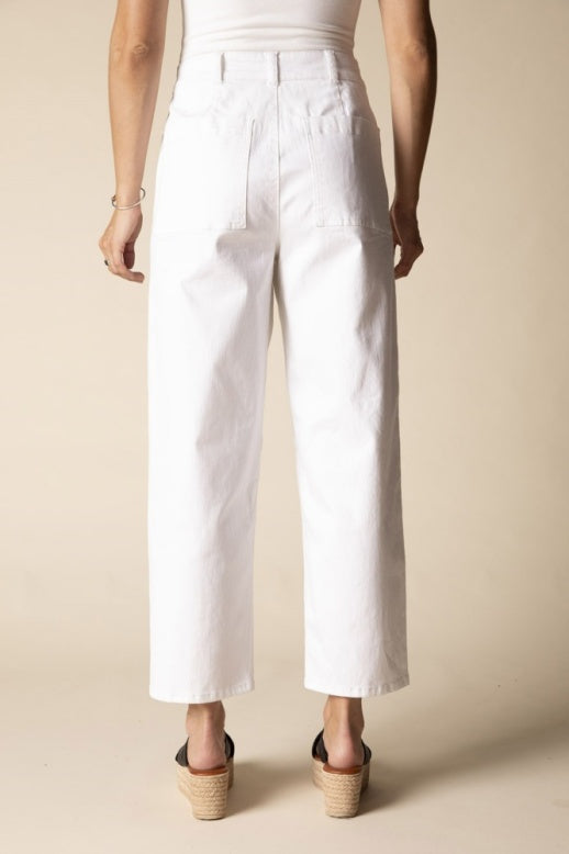 11473 - Stretch Denim Barrel Leg Jean-04-Bottoms-Habitat-Krista Anne's Boutique, Women's Fashion and Accessories Located in Oklahoma City, OK and Black Mountain, NC