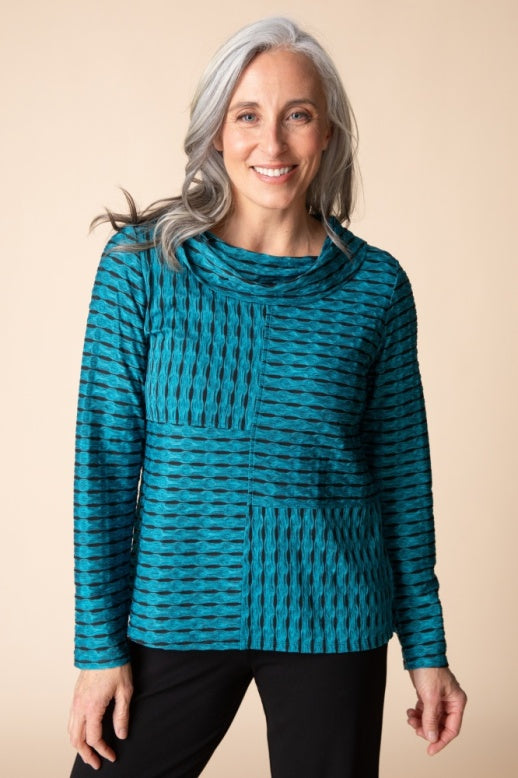 57112 - Newport Knit Downtown Top-02-Tops/Blouses-Habitat-Krista Anne's Boutique, Women's Fashion and Accessories Located in Oklahoma City, OK and Black Mountain, NC